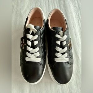 Kate Spade New York Selena Leather Quilted Sneakers, Sz 6